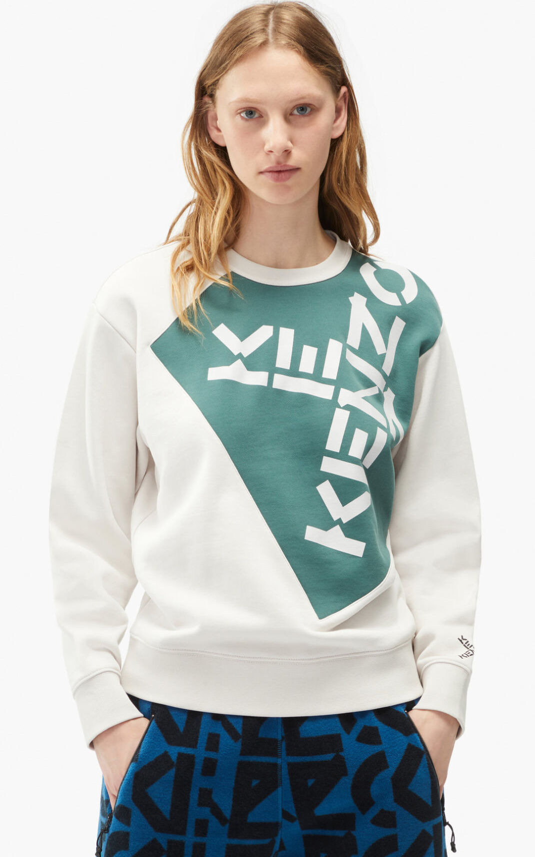 Kenzo Sport Big X Sweatshirt Dam | 95013-LQUV